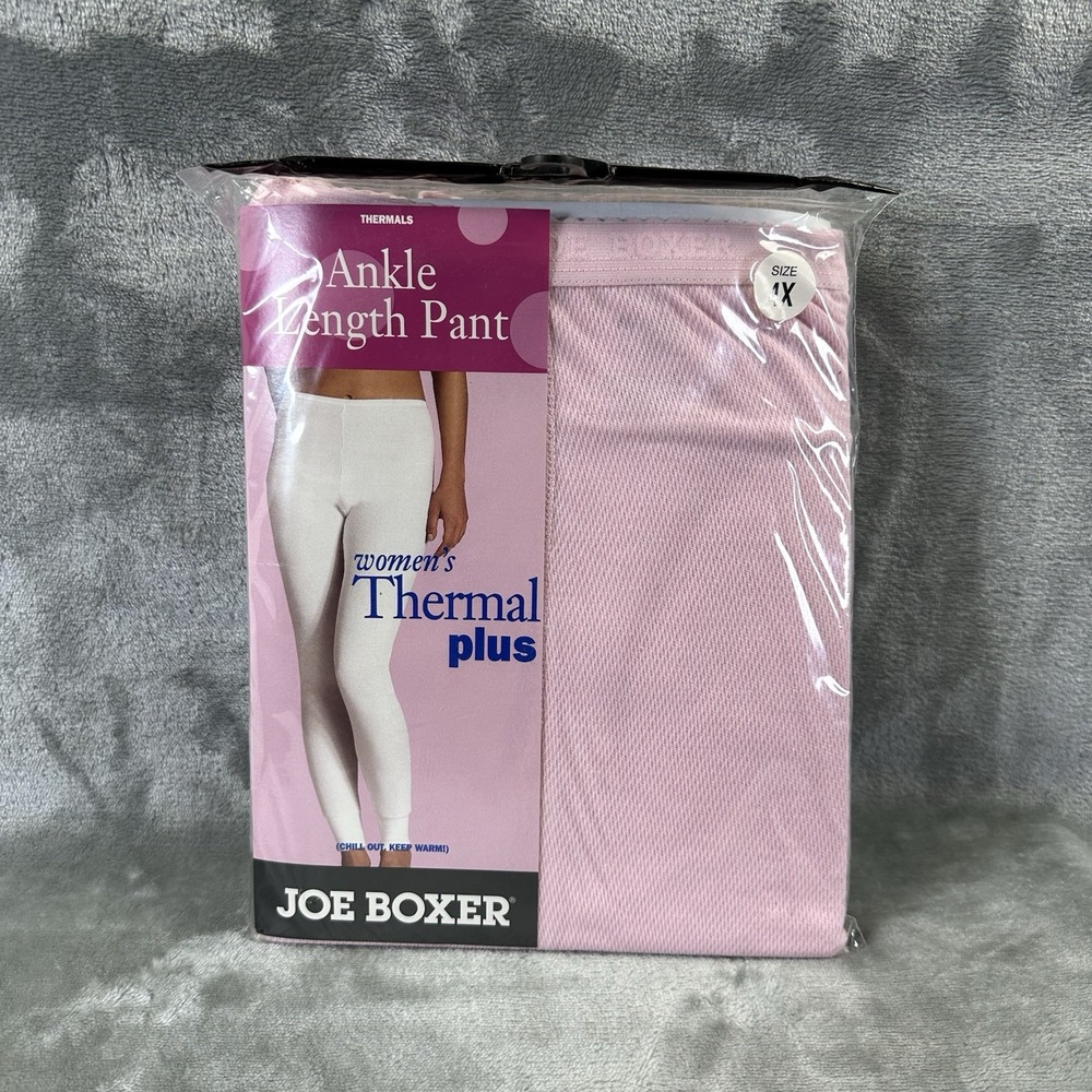 Joe Boxer Thermal Pants Women's 4X Pink Long Johns Long Underwear NEW